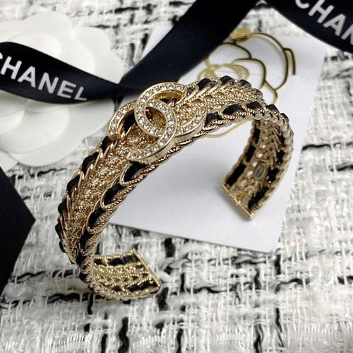 18K Chanel 2022 Black Cuff Bracelet