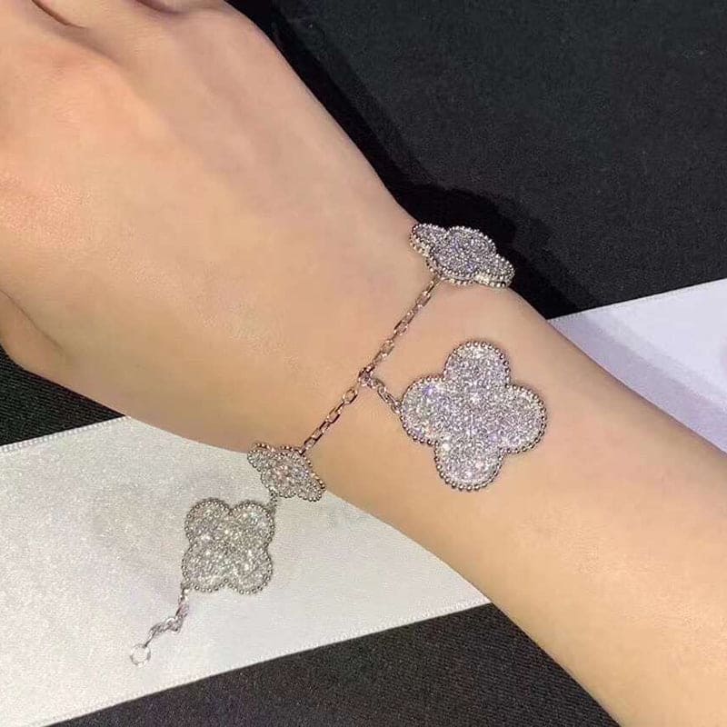 18K Van Cleef & Arpels Magic Alhambra Five Motifs Clover Bracelet