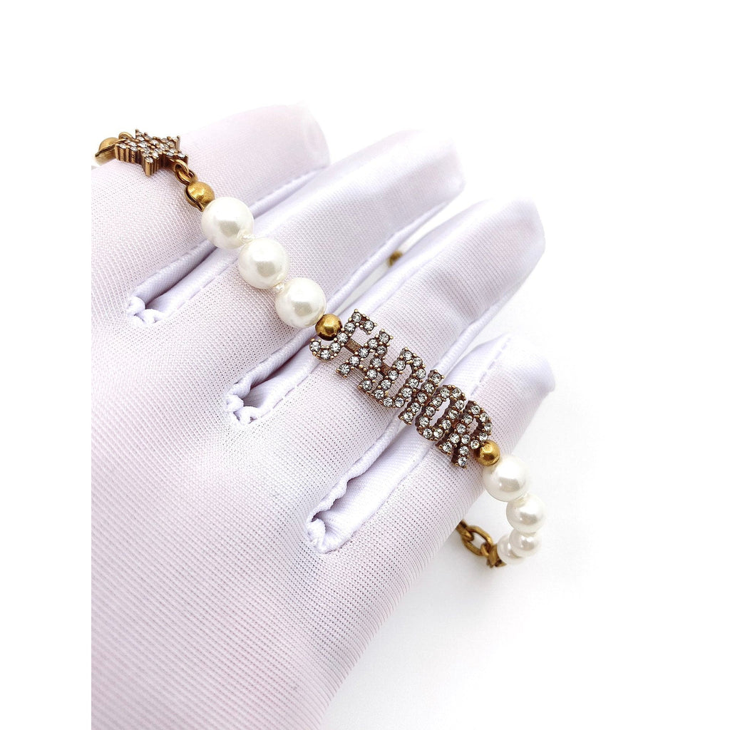 18K Dior Pearl & Crystal J'Adior Bracelet