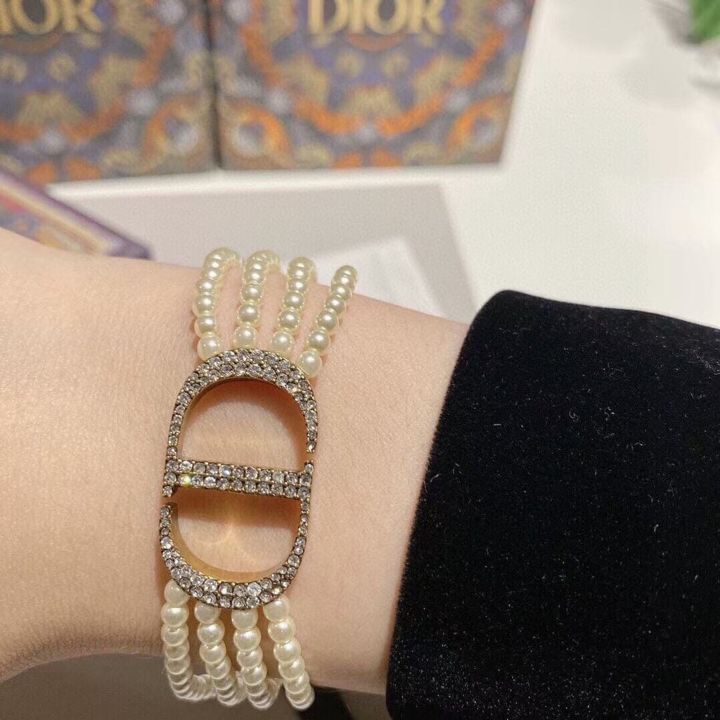18K Dior 30 Montaigne Pearl Bracelet