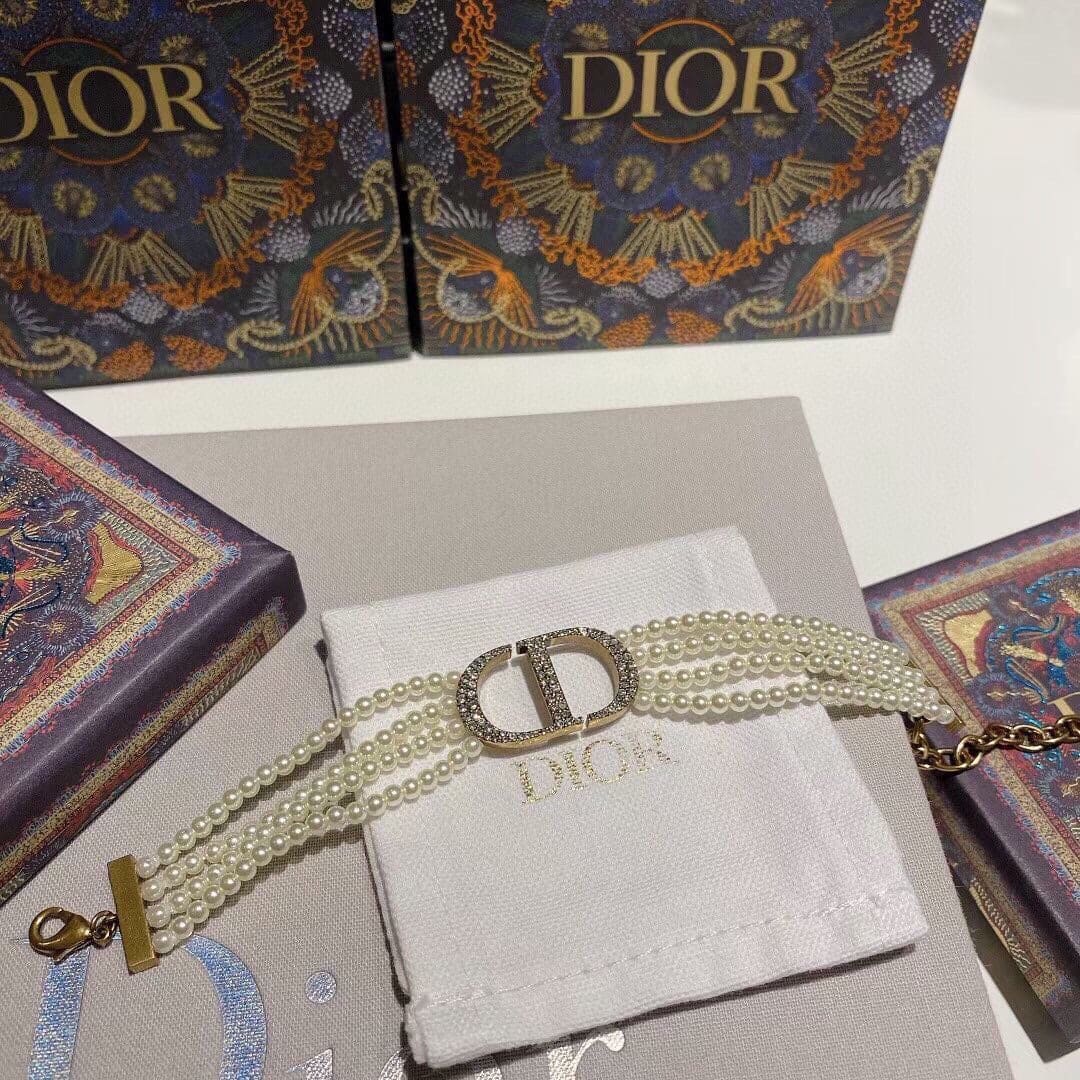 18K Dior 30 Montaigne Pearl Bracelet