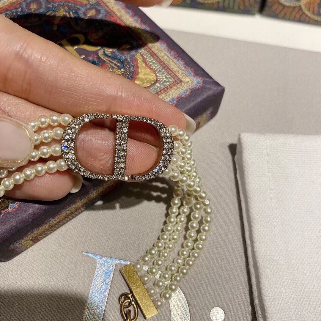 18K Dior 30 Montaigne Pearl Bracelet