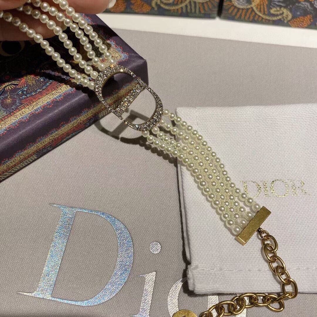 18K Dior 30 Montaigne Pearl Bracelet
