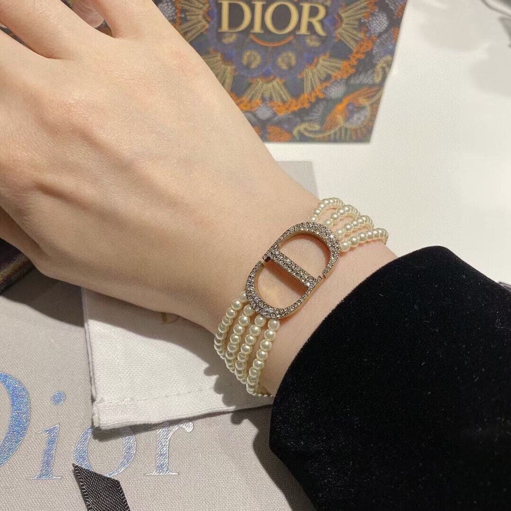 18K Dior 30 Montaigne Pearl Bracelet