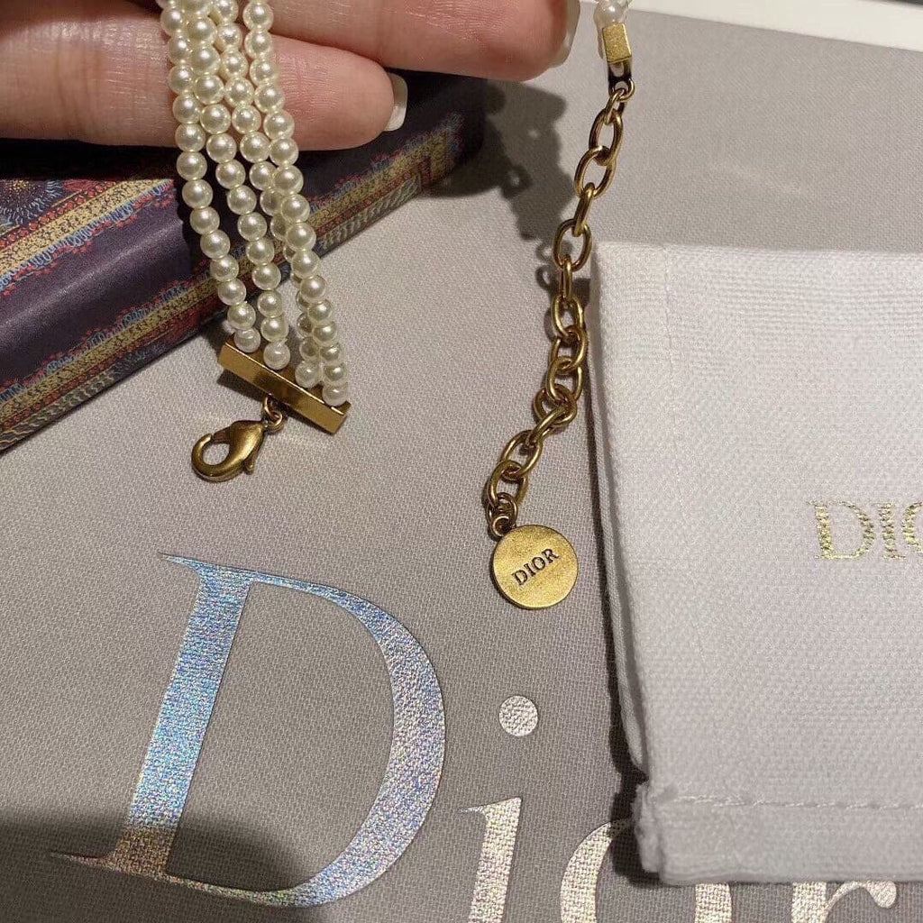 18K Dior 30 Montaigne Pearl Bracelet