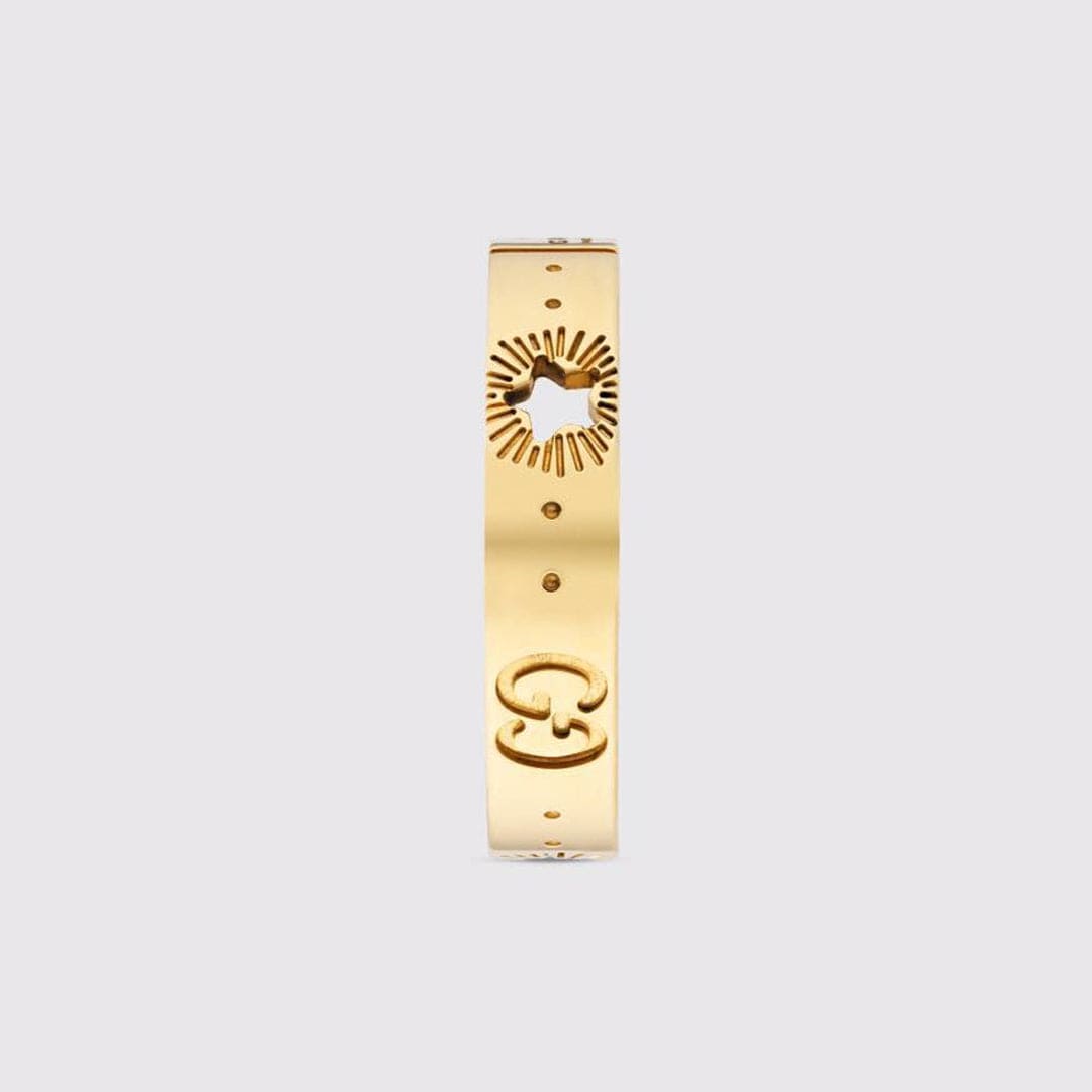 18K Gucci Icon Yellow Gold Ring