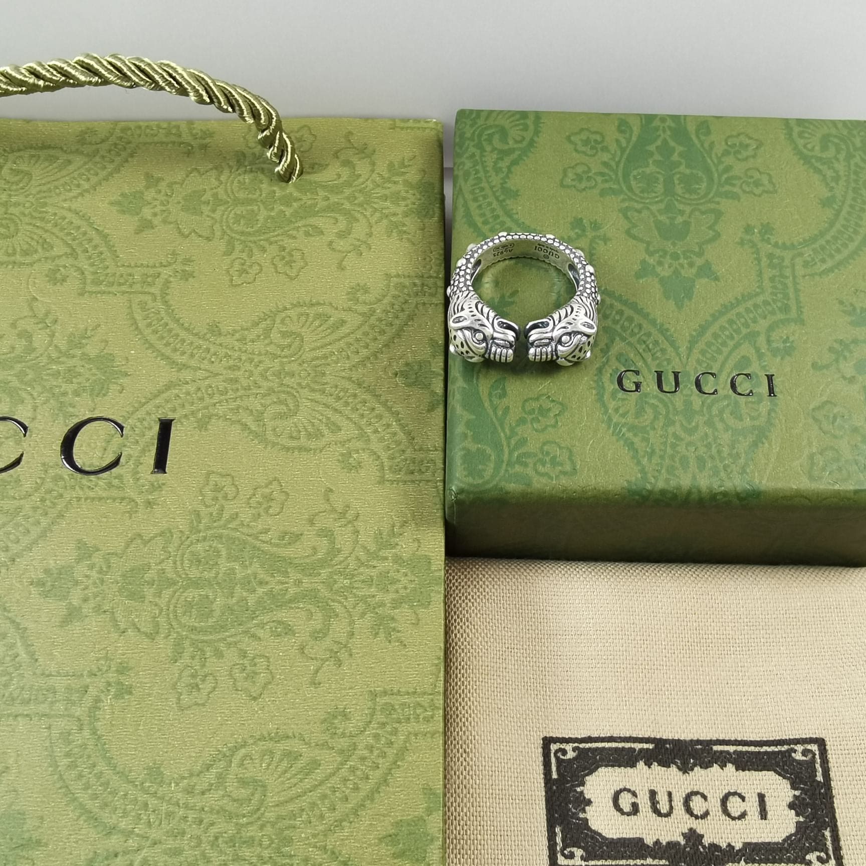Gucci Tiger Head Ring