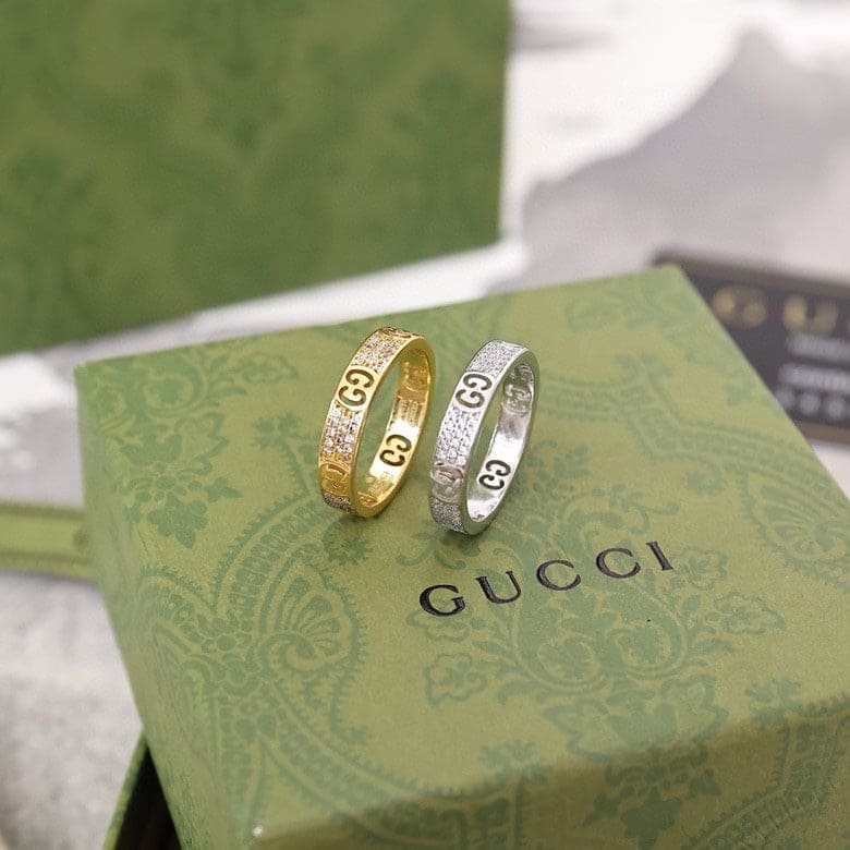 18K Gucci Icon Full Diamonds Ring