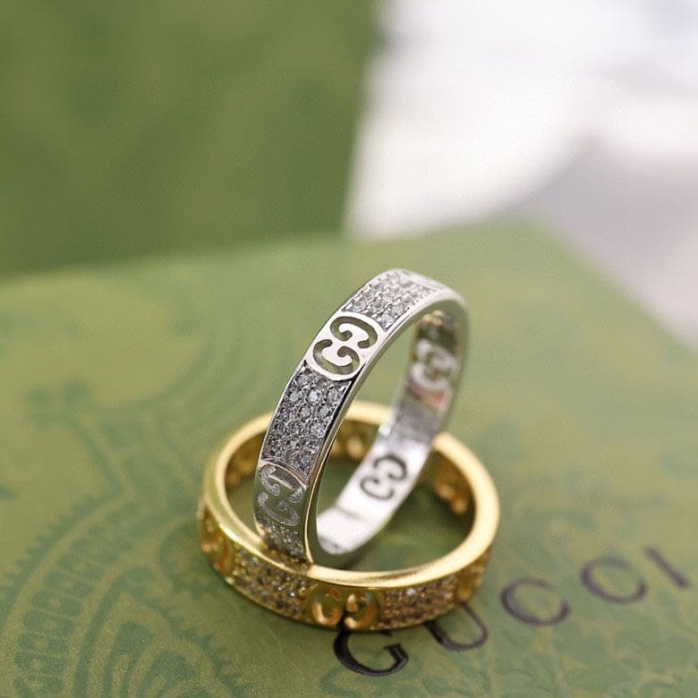18K Gucci Icon Full Diamonds Ring