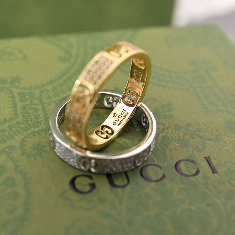 18K Gucci Icon Full Diamonds Ring