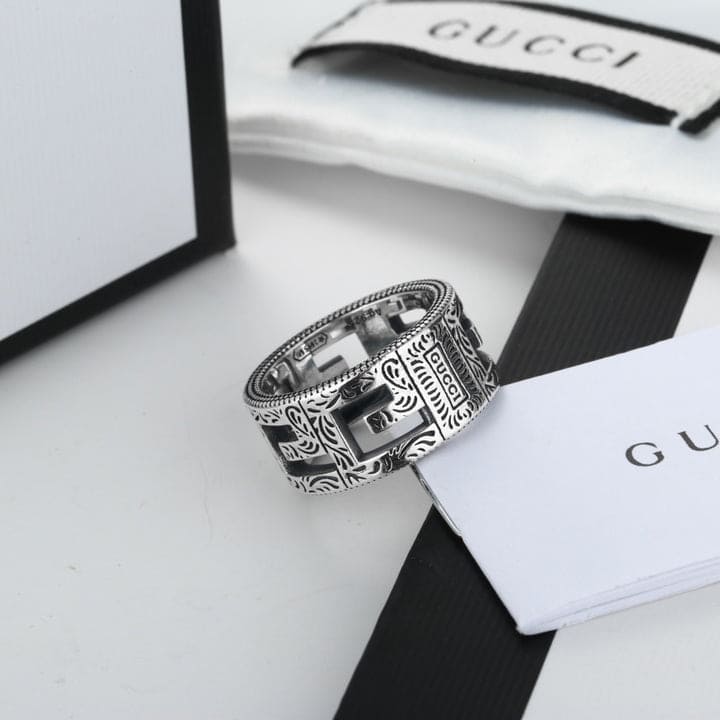 Gucci Square G 10mm Ring