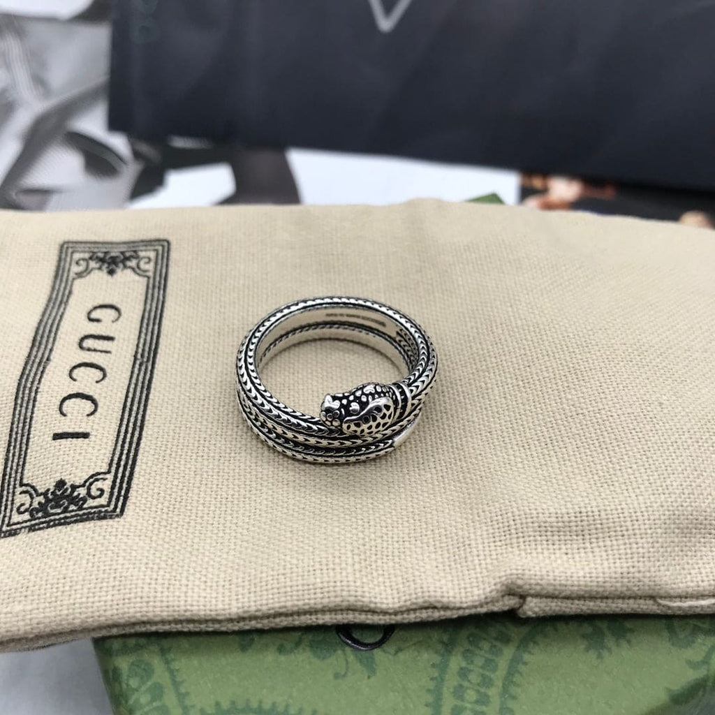 Gucci Garden Silver Snake Ring