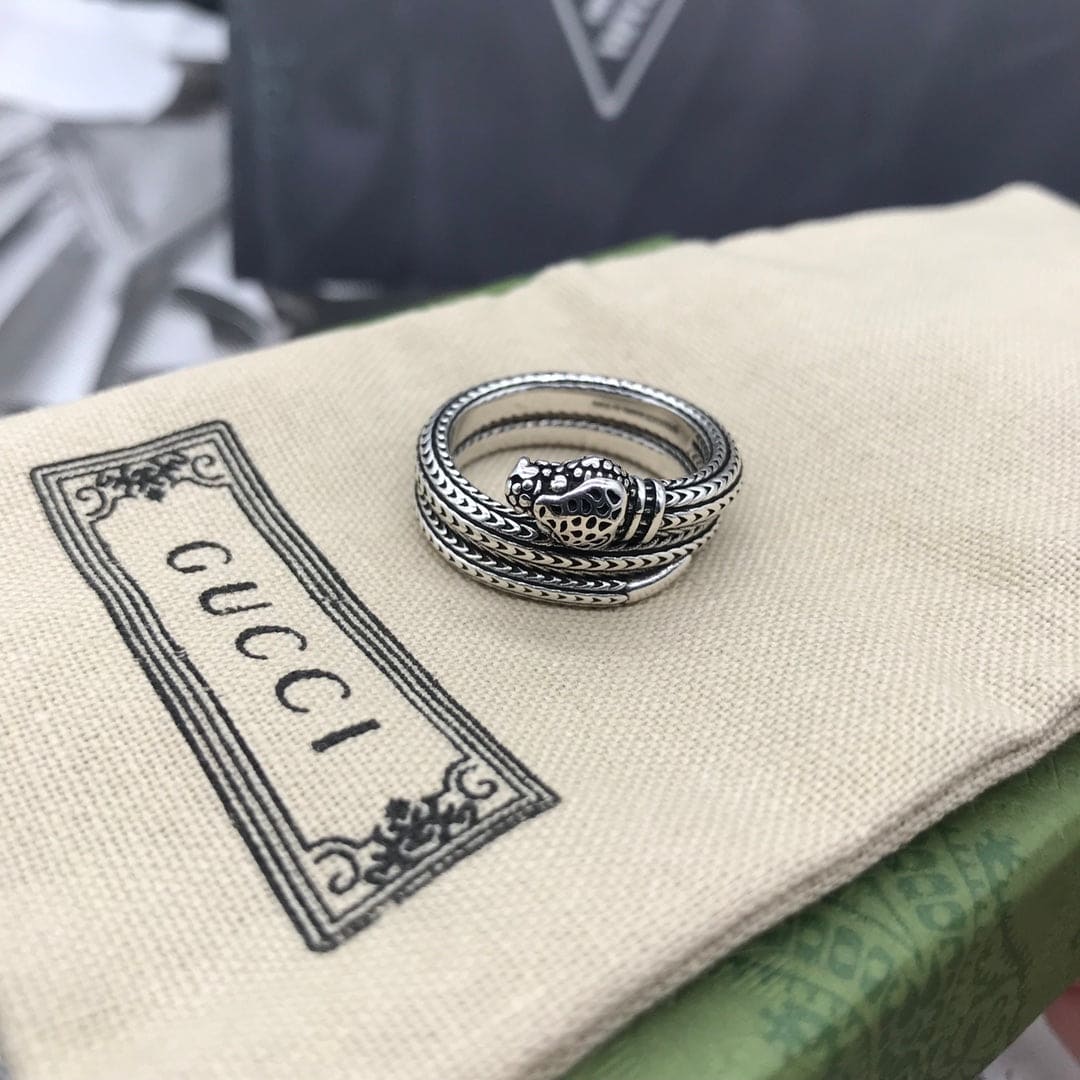 Gucci Garden Silver Snake Ring