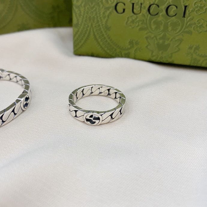 Gucci Interlocking G Wide Ring