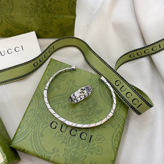 Gucci Interlocking G Cuff Bracelet