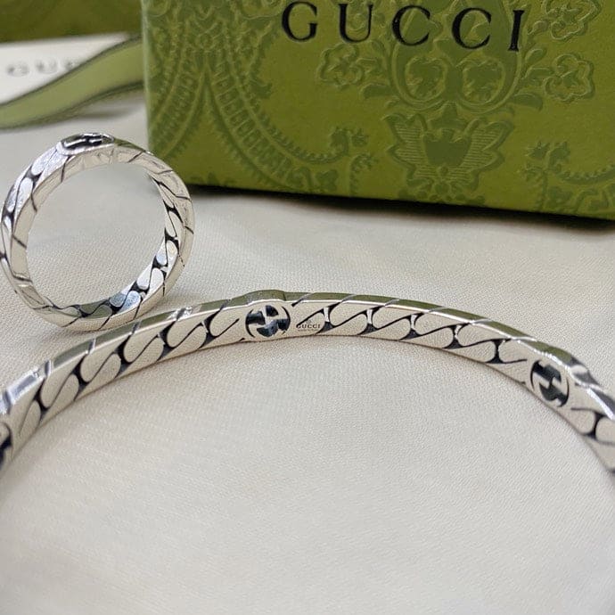 Gucci Interlocking G Cuff Bracelet