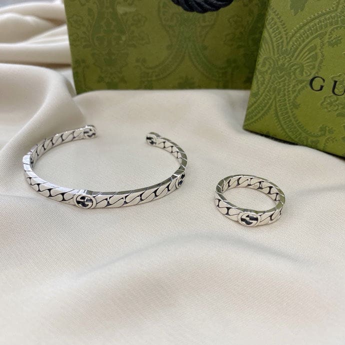 Gucci Interlocking G Cuff Bracelet