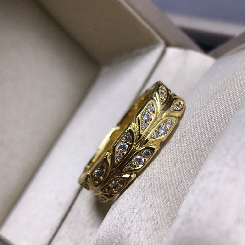18K Tiffany Yellow Gold Victoria Vine Ring