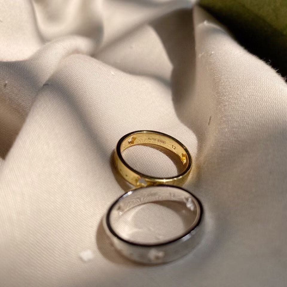 18K Gucci White Gold Ring