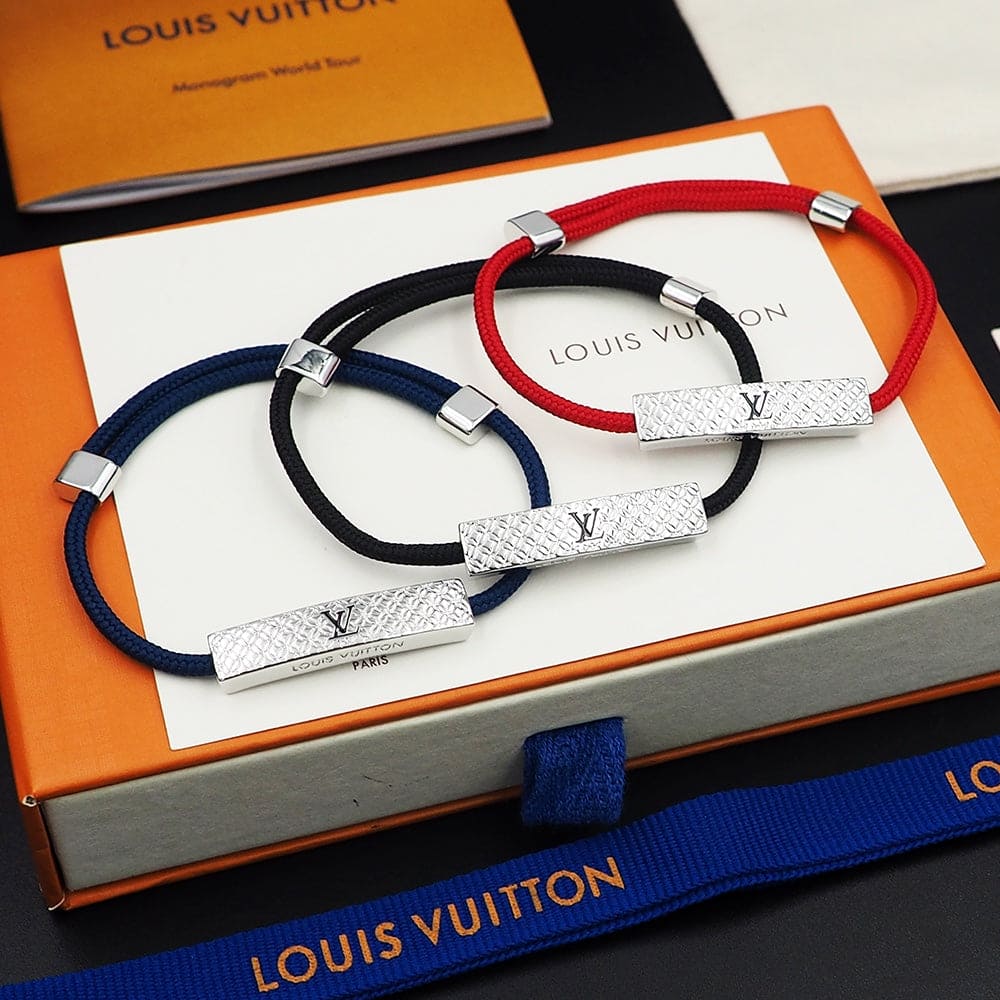 18K Louis Vuitton Champs Elysees Red Bracelet
