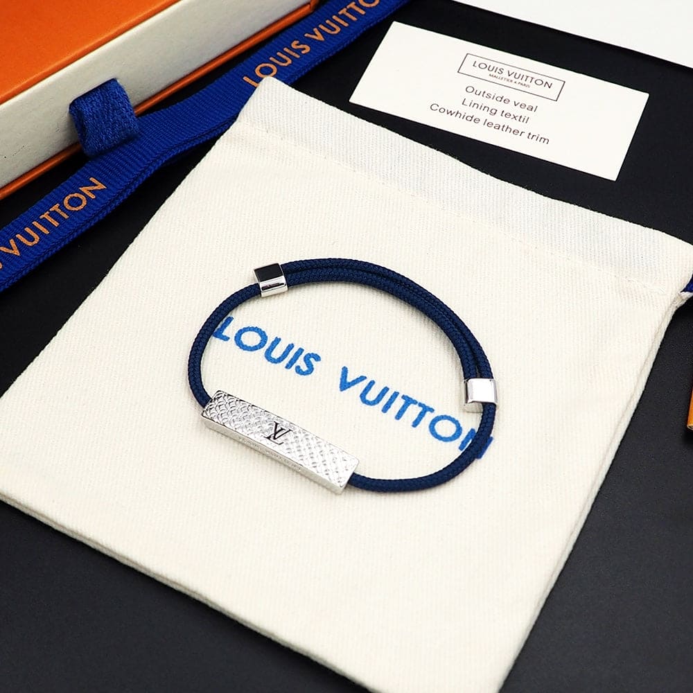 18K Louis Vuitton Champs Elysees Blue Bracelet