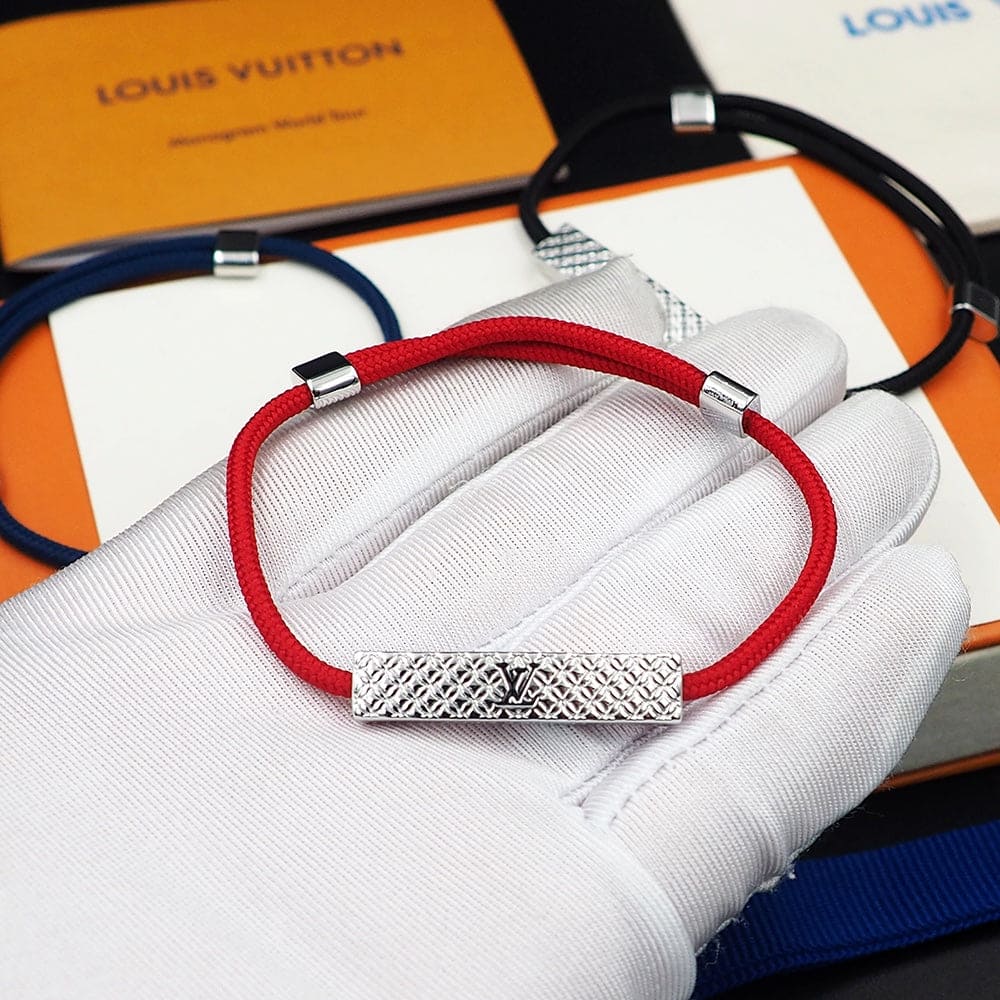 18K Louis Vuitton Champs Elysees Red Bracelet
