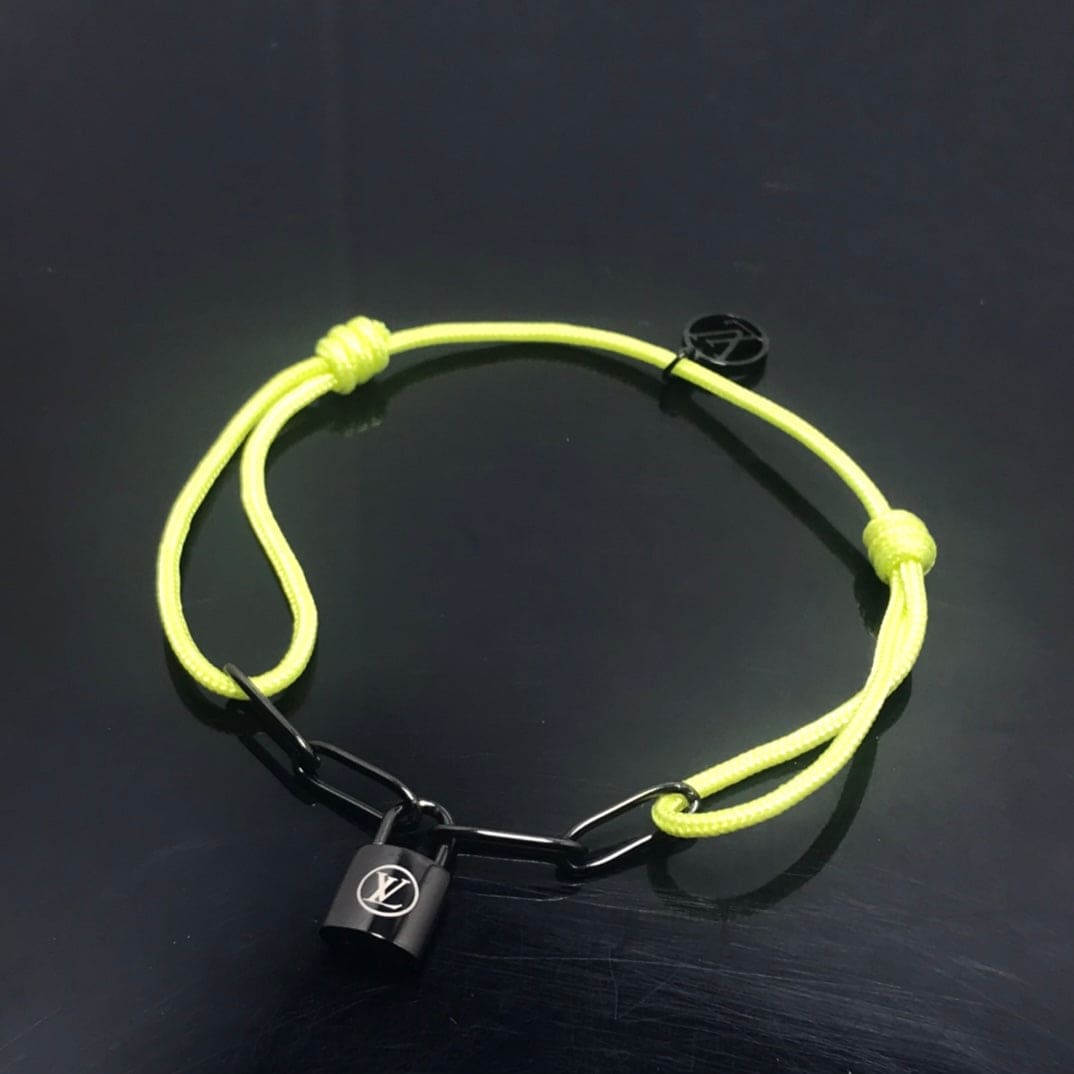 18K Louis Vuitton Silver Lockit Bracelet