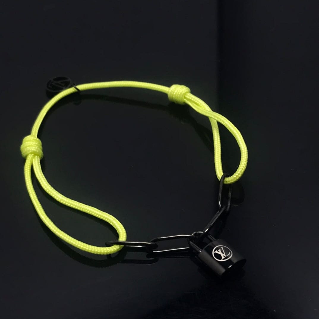 18K Louis Vuitton Silver Lockit Bracelet