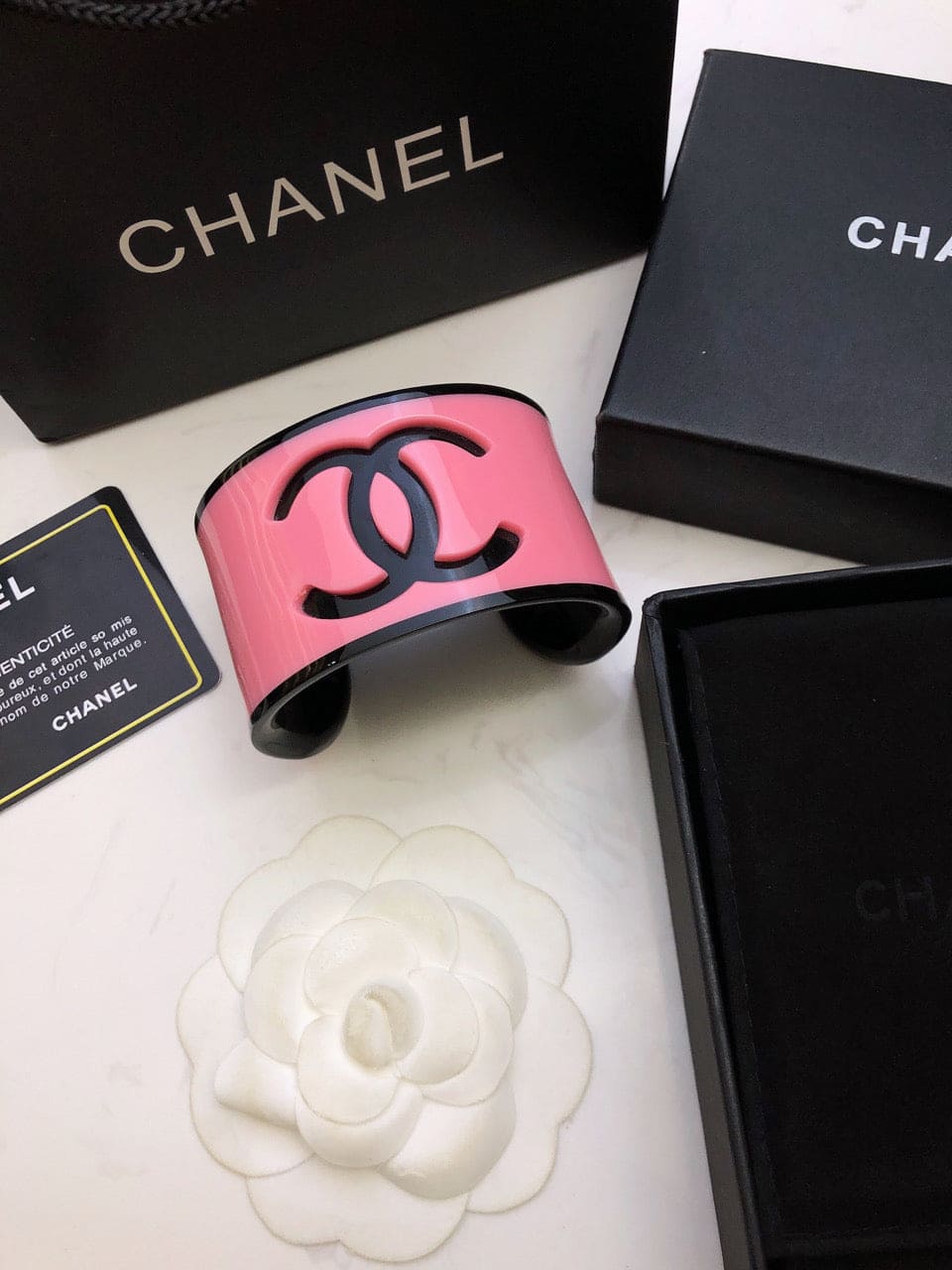 18K Chanel Pink Bracelet