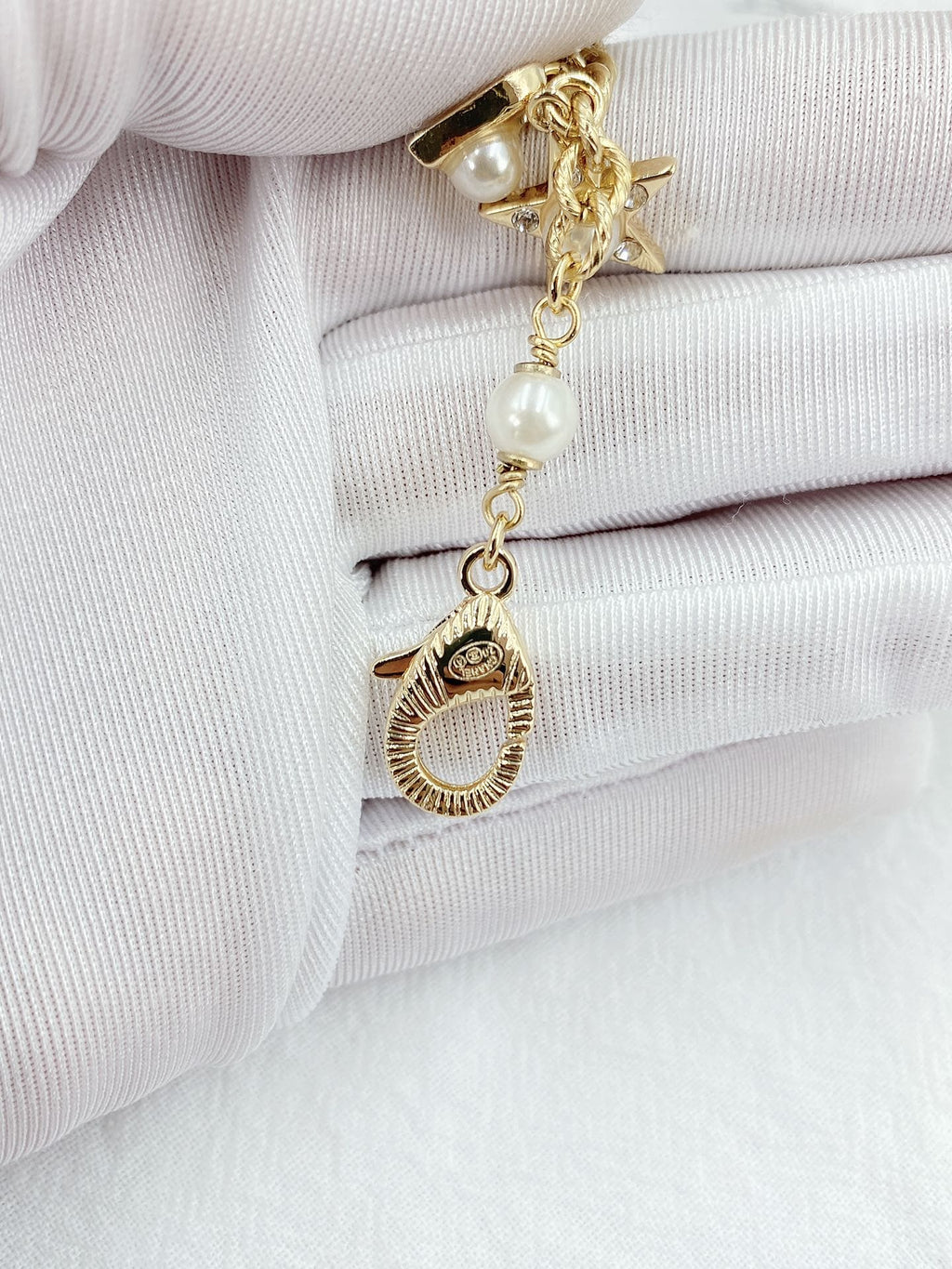 18K Chanel Pearls & Diamonds Bracelet