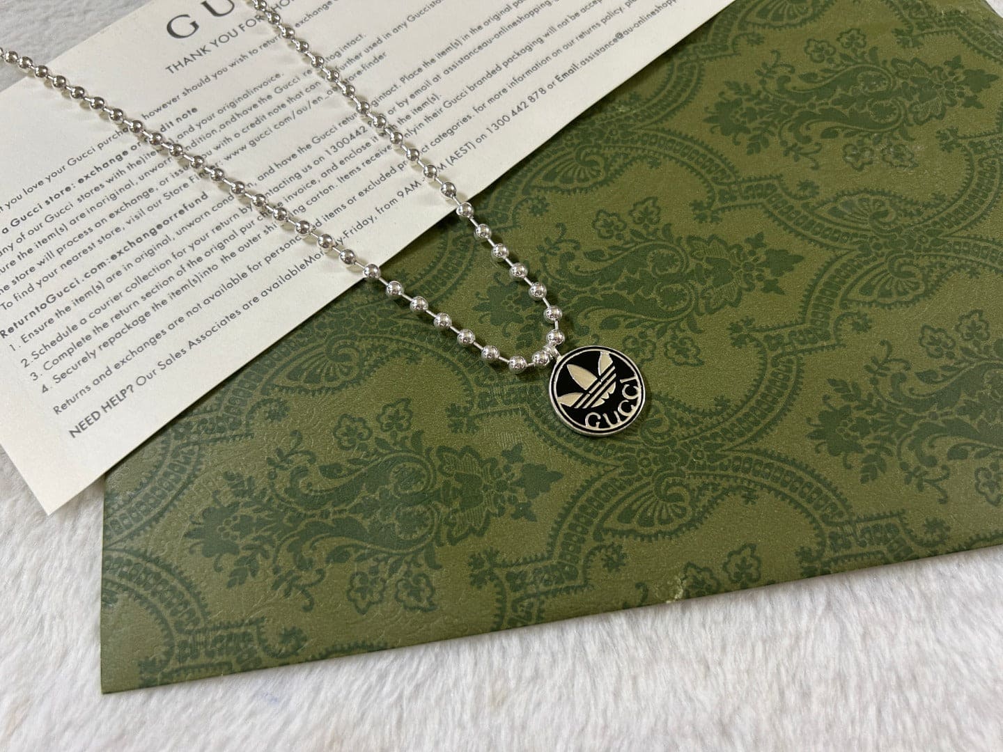 Gucci x Adidas Pendant Boule Necklace