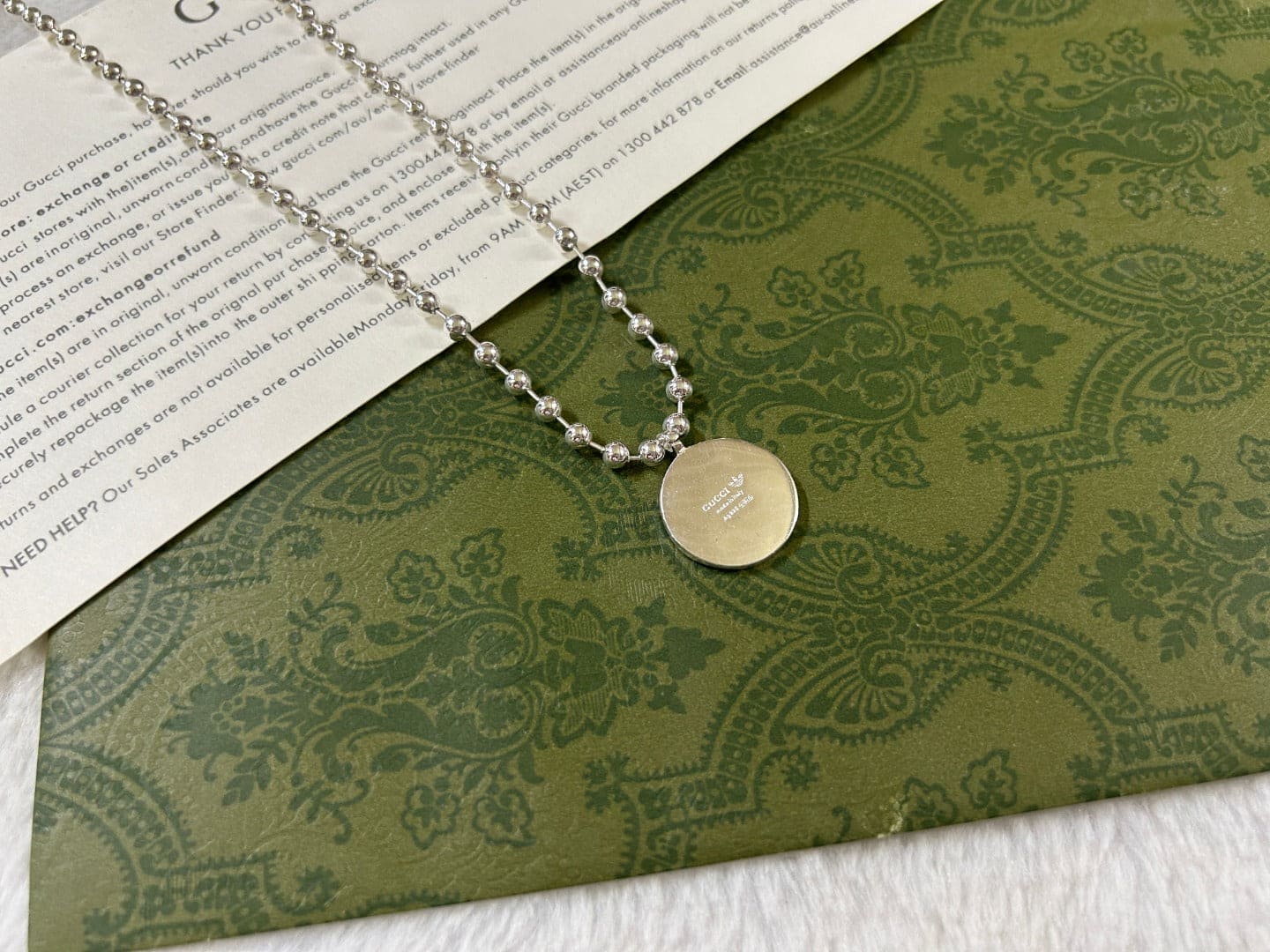Gucci x Adidas Pendant Boule Necklace