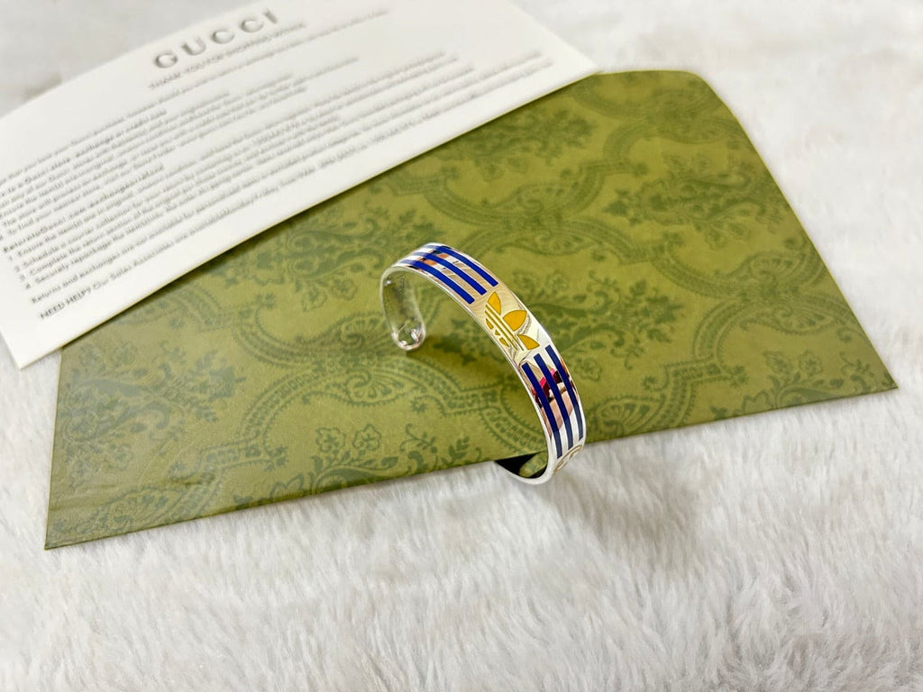 Gucci x Adidas Cuff Blue Bracelet