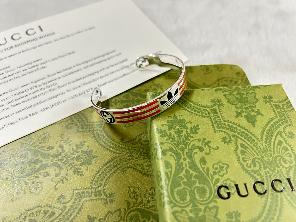Gucci x Adidas Cuff Orange Bracelet