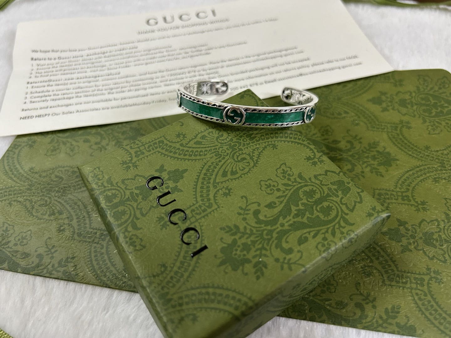 Gucci Interlocking G Bangle Bracelet