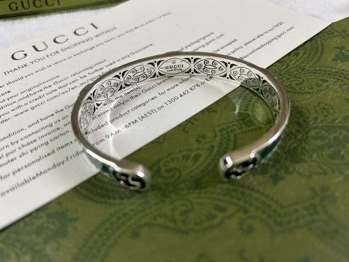 Gucci Interlocking G Bangle Bracelet