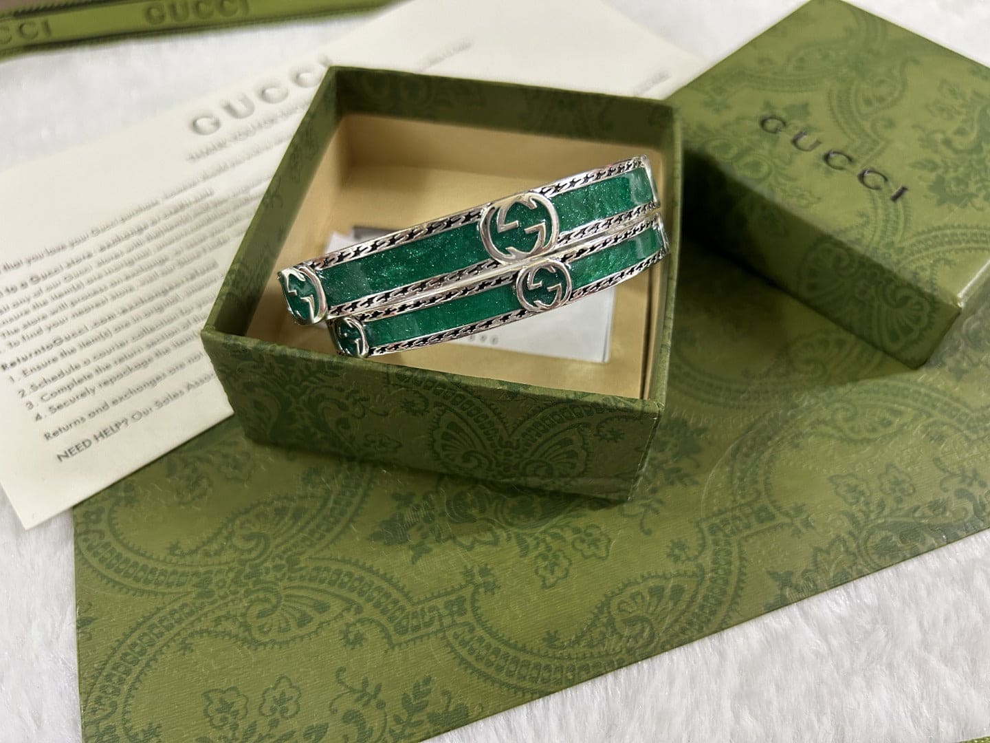 Gucci Interlocking G Bangle Bracelet