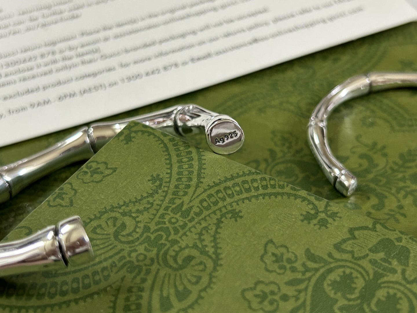 Gucci Bamboo Bangle Bracelet