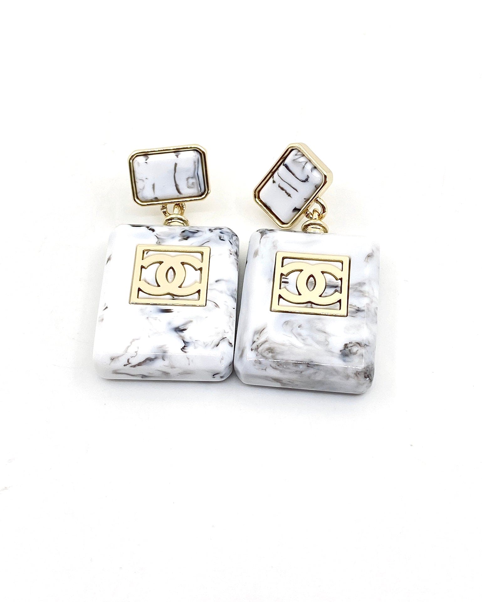 18K Chanel Eternal No??5 Earrings