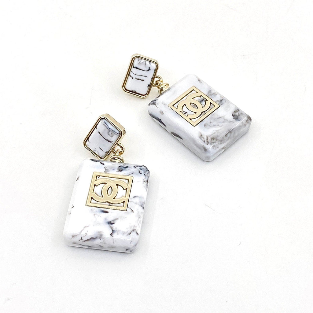 18K Chanel Eternal No??5 Earrings