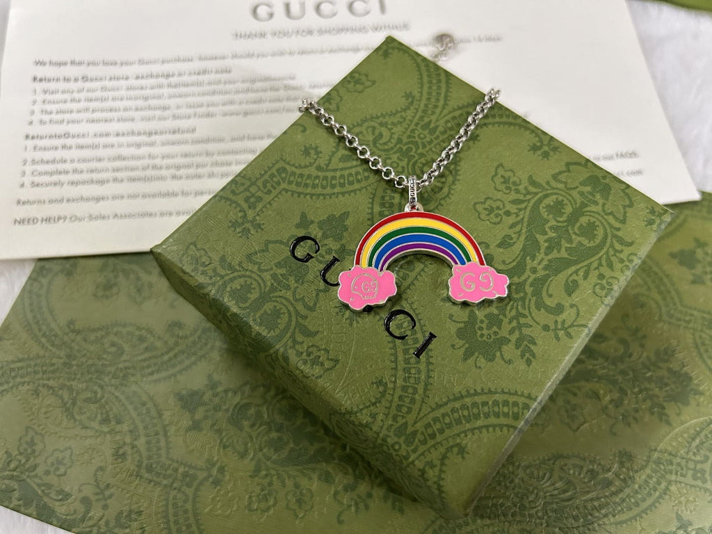 Gucci Rainbow Pendant Necklace