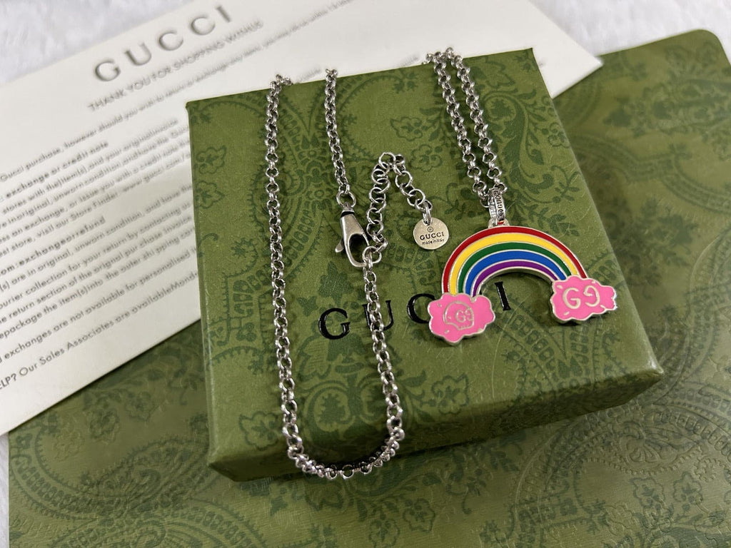 Gucci Rainbow Pendant Necklace