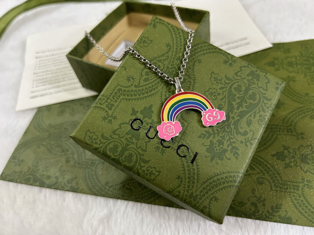 Gucci Rainbow Pendant Necklace