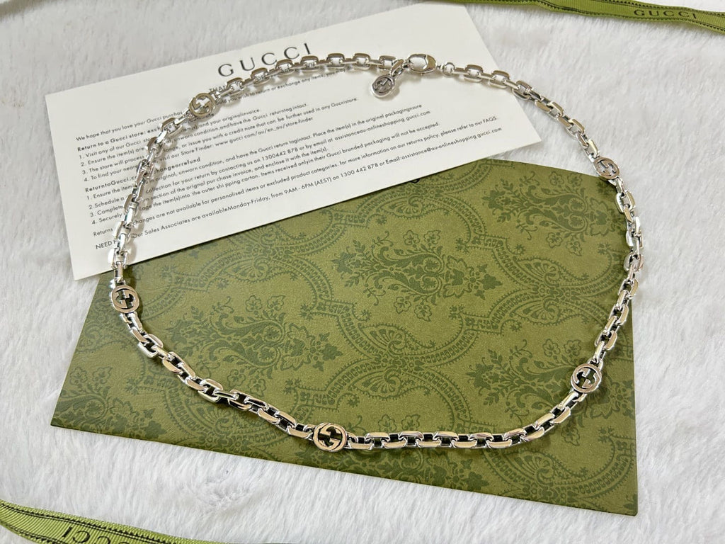 Gucci Interlocking G Chain Necklace