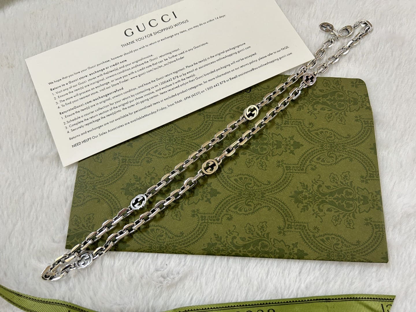 Gucci Interlocking G Chain Necklace