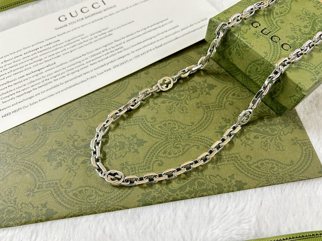 Gucci Interlocking G Chain Necklace