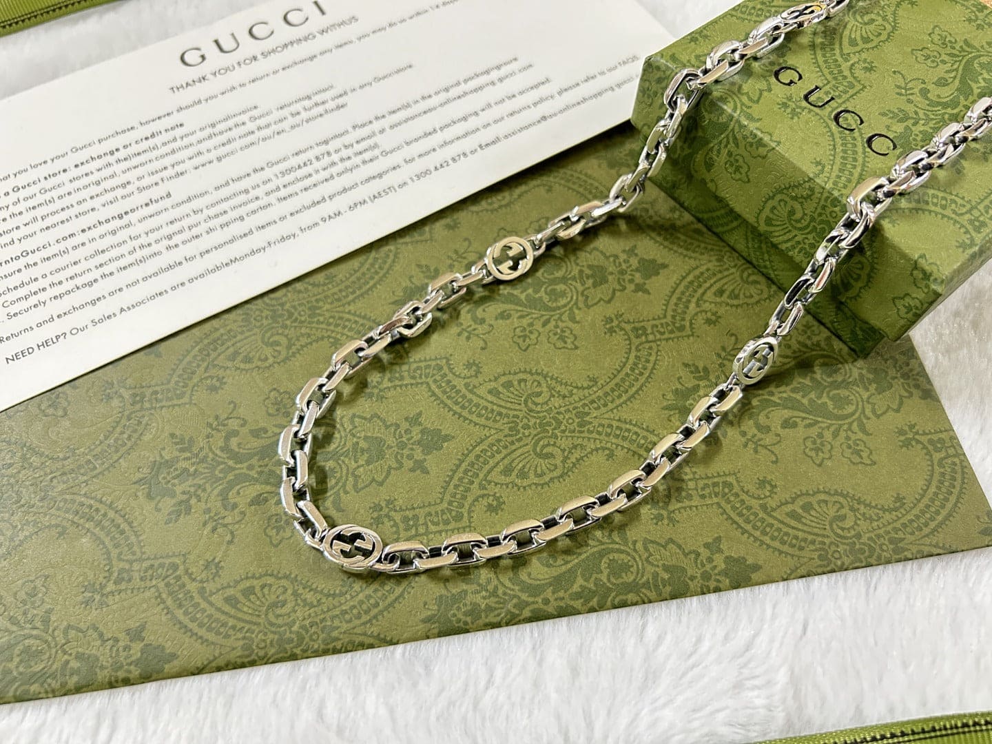 Gucci Interlocking G Chain Necklace