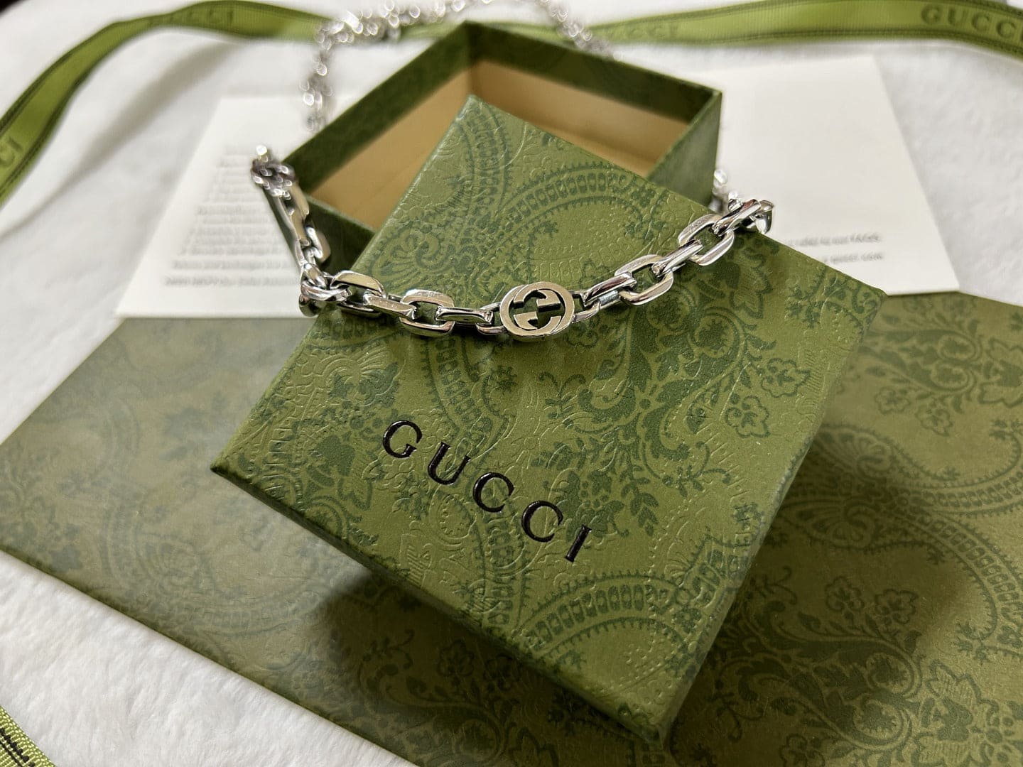 Gucci Interlocking G Chain Necklace
