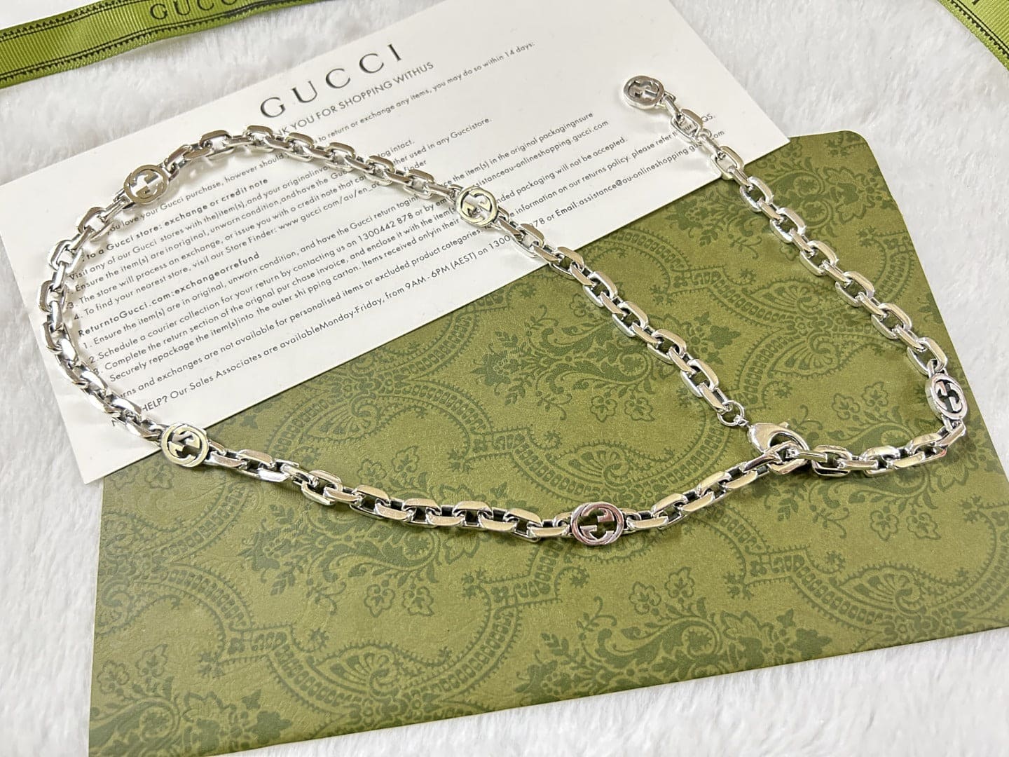 Gucci Interlocking G Chain Necklace