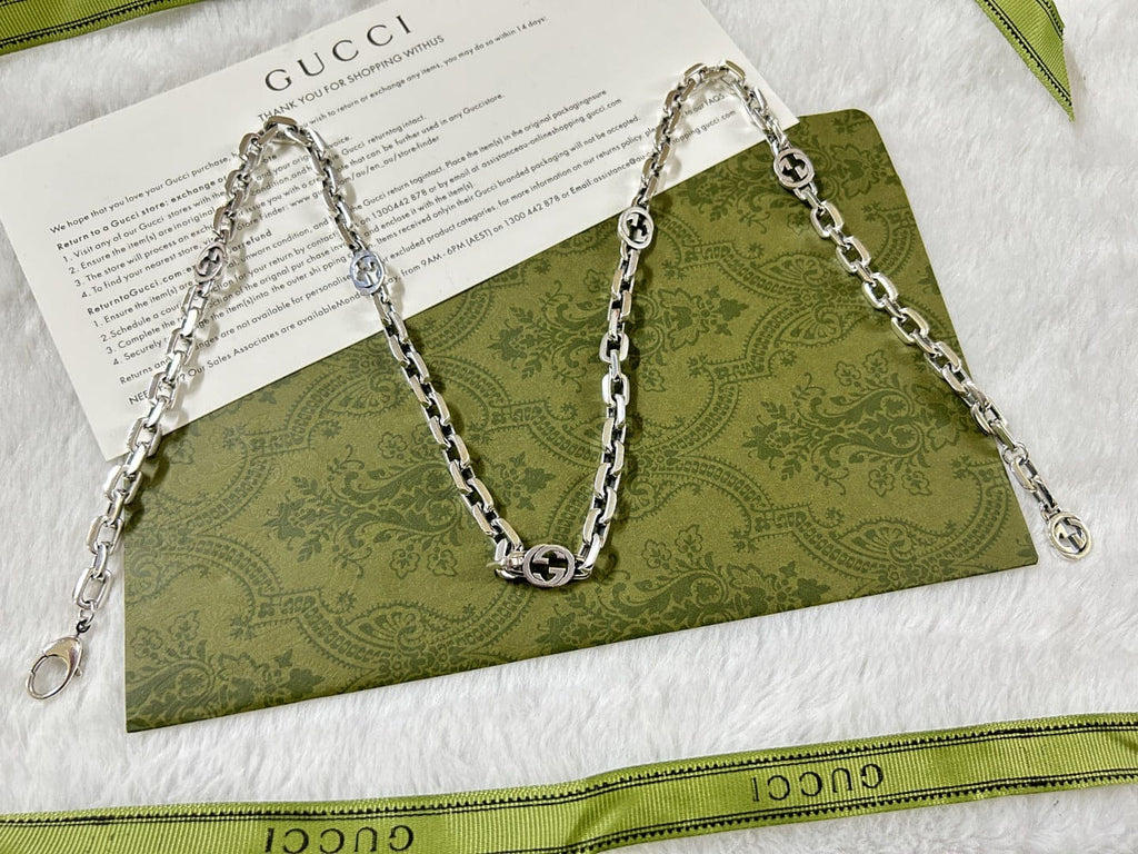 Gucci Interlocking G Chain Necklace